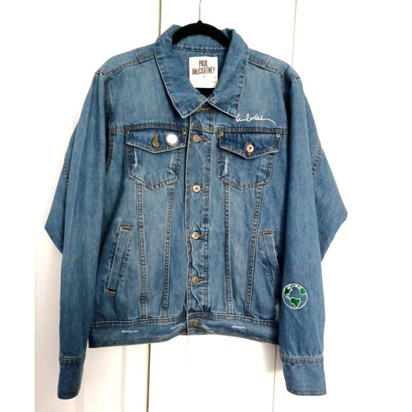 Rare Paul McCartney “Got Back” Tour 2022 Denim Jacket Men's Size M - Picture 2 of 14